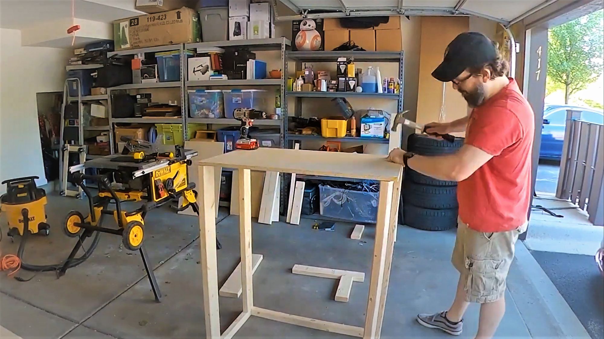 Building a Simple Garage Shelf