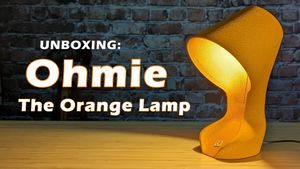 Unboxing Ohmie, A Lamp Made From Orange Peels