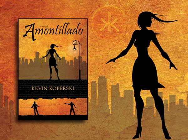 Amontillado book cover and figure